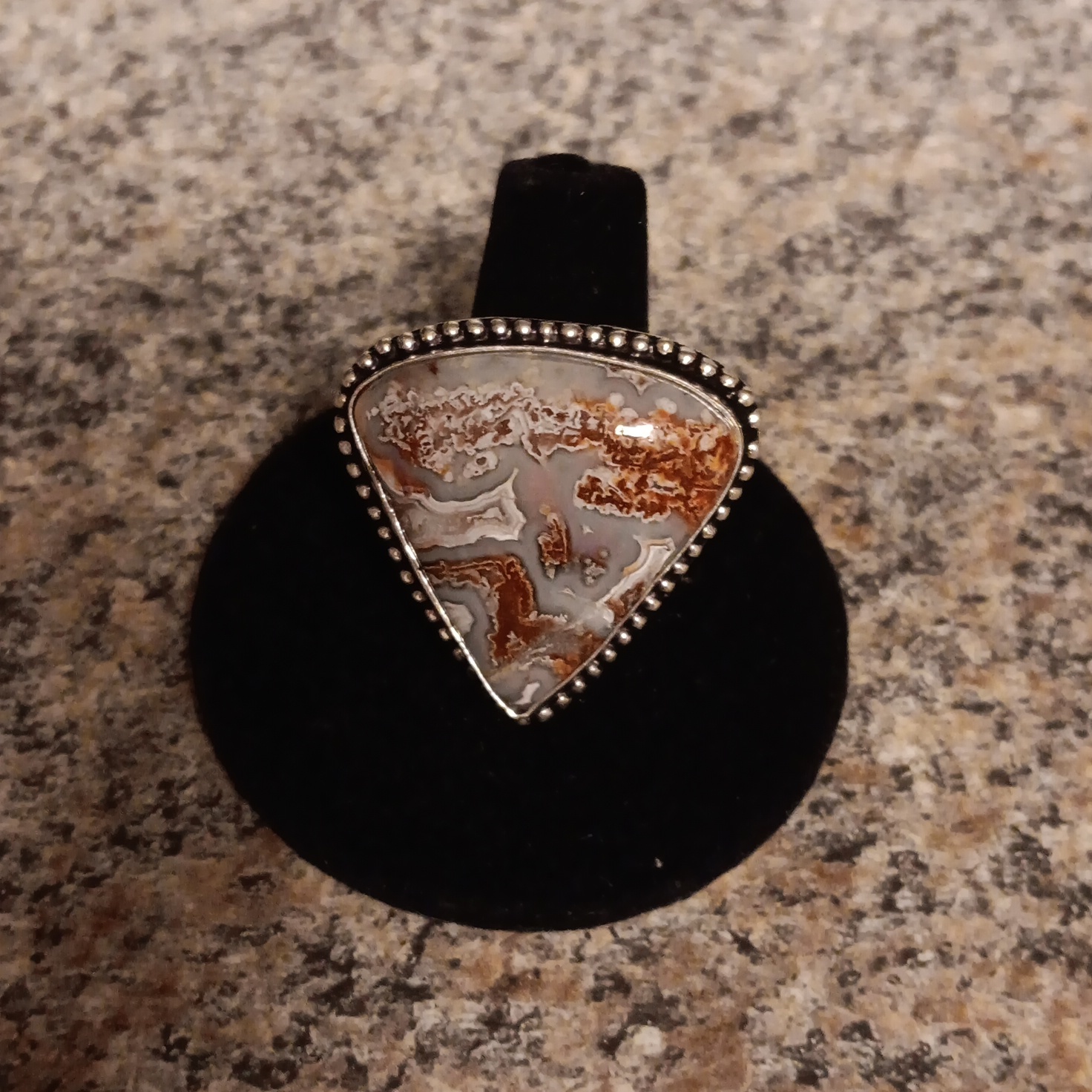 Crazy Agate Ring